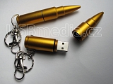 USB kulka do pušky 16GB zlatá