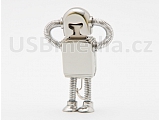 USB robot stříbrný 4GB